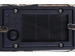 2er Set Solarbetriebene LED Deko Figuren Kranich aus Metall in Grau, Höhe 77cm
