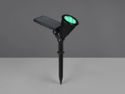 2er Set Solar Deko Gartenstrahler schwenkbbar mit RGB Farbwechsel