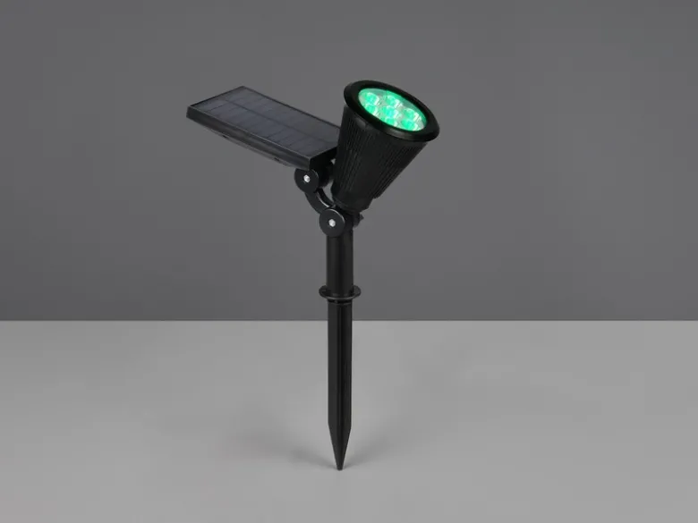 2er Set Solar Deko Gartenstrahler schwenkbbar mit RGB Farbwechsel