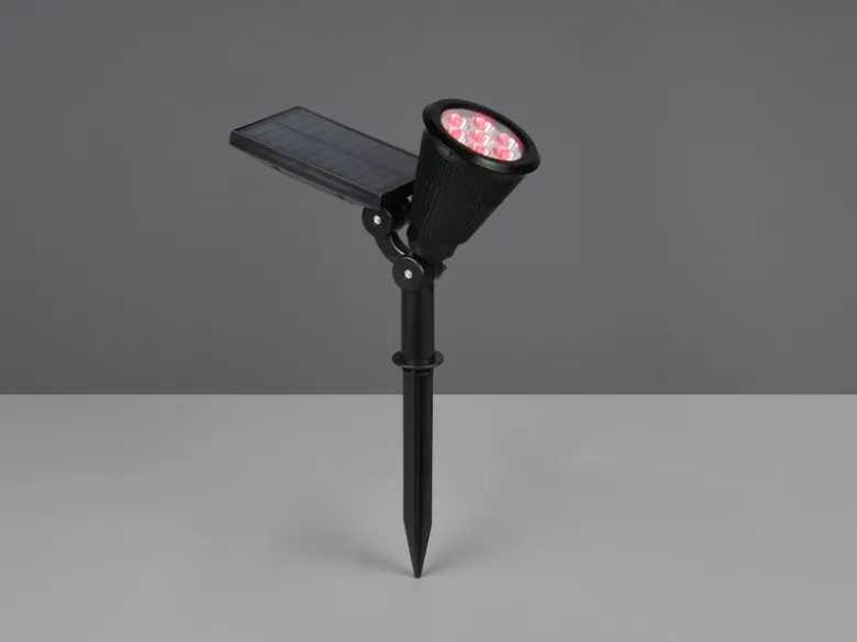 2er Set Solar Deko Gartenstrahler schwenkbbar mit RGB Farbwechsel