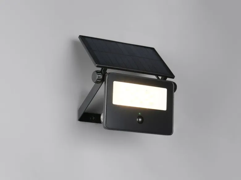 2er SET Solarstrahler außen mit Bewegungsmelder, Breite 14cm