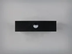2er-Set Solar Wandleuchte außen mit Bewegungsmelder für Balkon wetterfest B 14cm