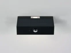 2er-Set Solar Wandleuchte außen mit Bewegungsmelder für Balkon wetterfest B 14cm