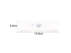 2er-Set Solar Wandleuchte außen mit Bewegungsmelder für Balkon wetterfest B 14cm