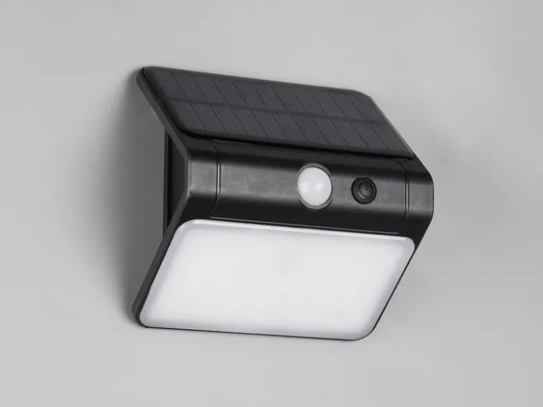 2er SET Solar Wandleuchte außen mit Bewegungsmelder, Breite 12cm