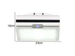 2er SET Solar Wandleuchte mit Bewegungsmelder & dezentem Dauerlicht