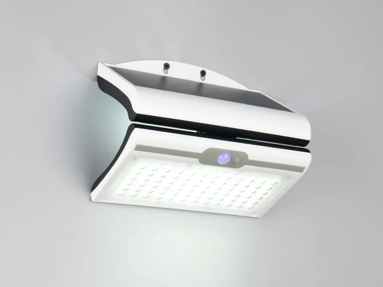 2er SET Solar Wandleuchte mit Bewegungsmelder & dezentem Dauerlicht