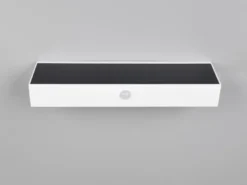 2er SET Solar Wandleuchten auch per USB aufladbar mit Bewegungsmelder, B: 30cm