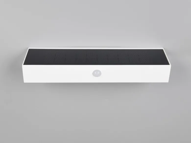 2er SET Solar Wandleuchten auch per USB aufladbar mit Bewegungsmelder, B: 30cm