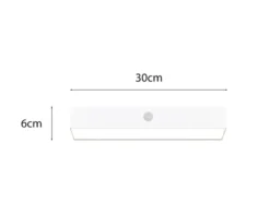 2er SET Solar Wandleuchten auch per USB aufladbar mit Bewegungsmelder, B: 30cm