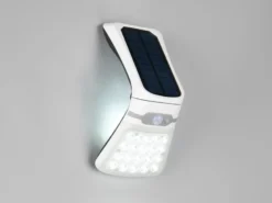 2er SET Solar Wandleuchten mit Bewegungsmelder & dezentem Dauerlicht