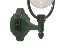 2er-Set stehende Wandleuchte PARMA, Aluminium grün, E27, IP43
