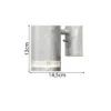 2er-Set Wandleuchte MODENA galvanisierter Stahl, GU10, Höhe 13cm, IP44