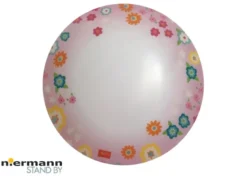 Farbenfrohe LED Kinderleuchte Deckenschale zauberhaftes Blümchen Motiv