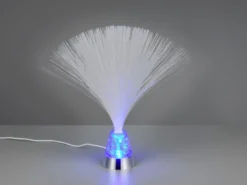 Faserlampe PUNK mit RGB Farbwechsel, auch Batteriebetrieb geeignet, Höhe 31,5cm