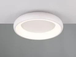 Flache LED Deckenleuchte CARDONA Weiß, dimmbar & 3 Lichtfarben, Ø 46,5cm