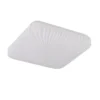Flache LED Deckenleuchte MANDRIA mit Strahlenmuster, Quadrat 27cm