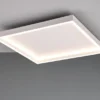 Flache LED Deckenleuchte ROTONDA Weiß Quadrat, 35cm