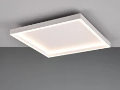 Flache LED Deckenleuchte ROTONDA Weiß Quadrat, 35cm