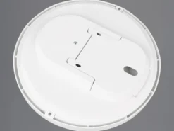 Flache LED Deckenleuchte SPICA in Weiß, IP44 Badezimmer geeignet, Ø 27cm