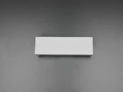 Flache LED Wandleuchte CONCHA Up and Down mit Dimmer, Weiß, Breite 28cm