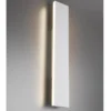 Flache LED Wandleuchte CONCHA Up and Down Weiß - 3 Stufen Dimmer, Breite 47cm