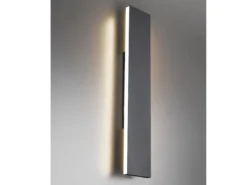 Flache LED Wandleuchte CONCHA Up and Down Anthrazit - 3 Stufen Dimmer, B: 47cm