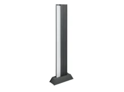 Flache LED Wegeleuchte MARIZA aus Aluminium in Anthrazit, Höhe 100cm