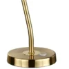 Flexible LED Schreibtischleuchte CURTIS Messing matt, 4-Stufen Dimmer