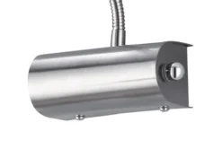Flexible LED Wandleuchte / Bilderleuchte CURTIS Silber matt, Drehdimmer