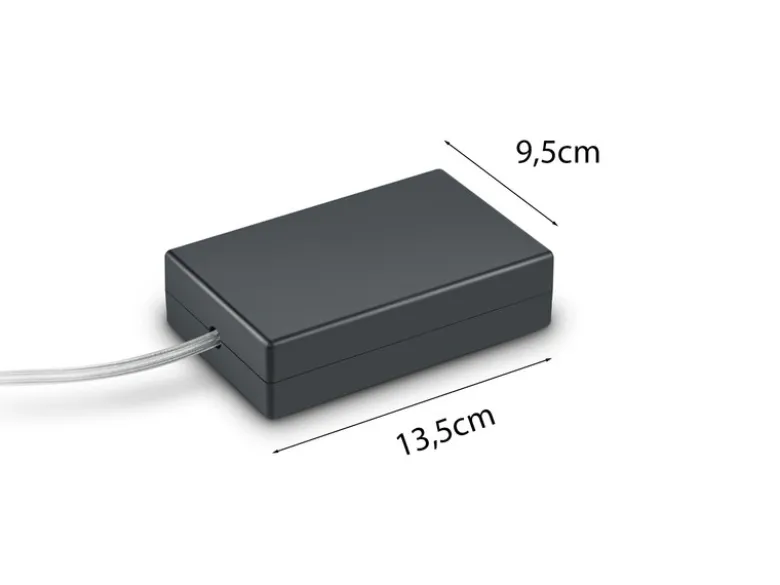 Flexible Stromversorgung Schwarz für DUOline 2-Phasen Schienensystem
