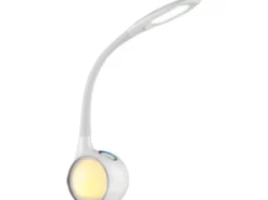 Flex LED Schreibtischlampe TARRON, dimmbar, Sockel mit Farbwechsel
