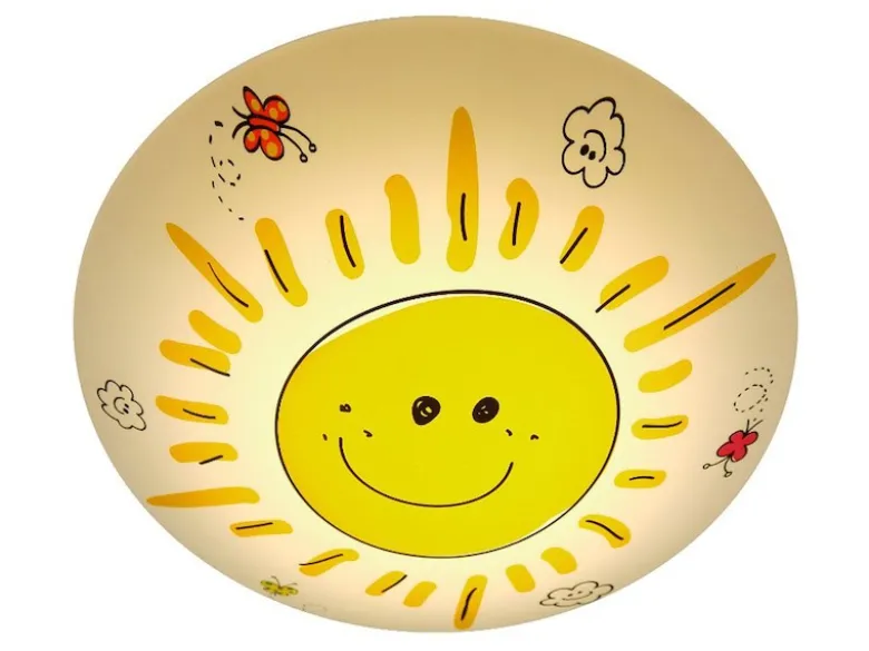 Fröhliche Deckenschale SUNNY Deckenleuchte (Ø 35cm) mit bruchsicherem Schirm