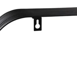 Gitter Wandregal 2er Set JOYCE aus Metall in Schwarz