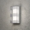 Gradlinige Wandleuchte SANREMO, bruchsicherer Schirm, 8W HP-LED, IP54
