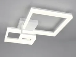 Große Deckenleuchte CAMINO Weiß mit 3 LED Leuchteinheiten, Breite 65cm