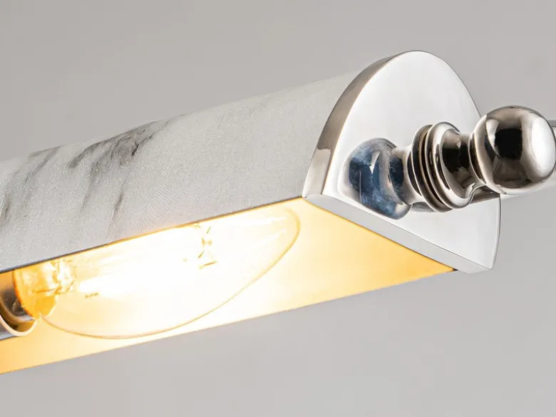 Große LED Bilderleuchte in Marmoroptik, verstellbar, Breite 70cm