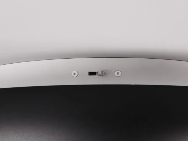 Große LED Deckenleuchte CARDONA hell, dimmbar über Schalter, Schwarz rund Ø 75cm