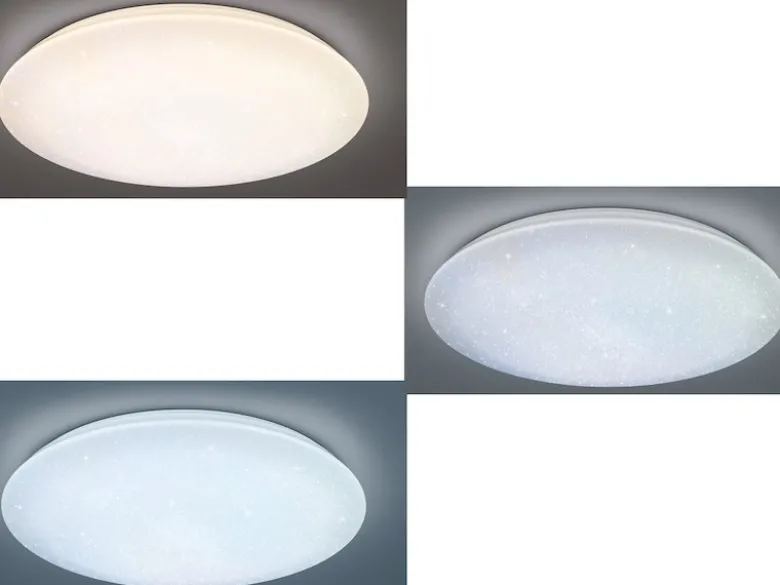 Große LED Deckenleuchte NAGANO extra hell, dimmbar mit Fernbedienung, Ø 79cm