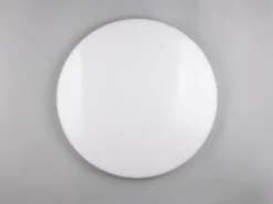 Große LED Deckenleuchte NANDO in Weiß, flach, Lichtfarbe einstellbar, Ø 70cm