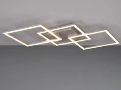 Große LED Deckenleuchte TRAIL Titan schwenkbare Module, Breite 74cm