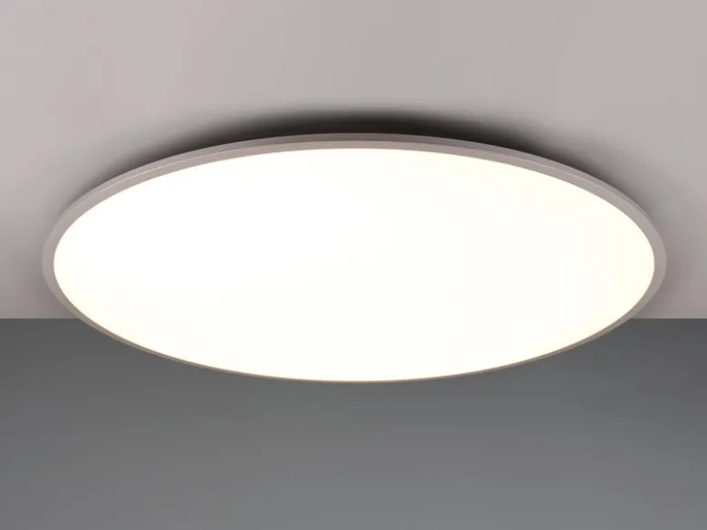 Große LED Deckenleuchte YUMA flach & hell mit Fernbedienung dimmbar, Ø 100cm