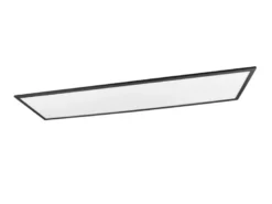 Große LED Panel Deckenleuchte GAMMA mit Fernbedienung, Schwarz, Breite 119cm