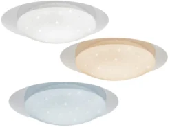 Große LED Sternenhimmel Deckenlampe FRODO mit Fernbedienung, dimmbar, Ø 72cm
