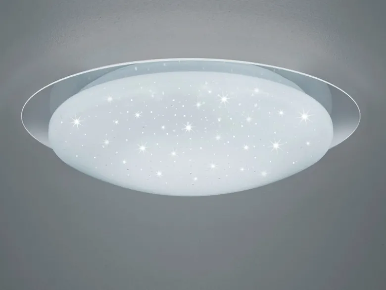 Große LED Sternenhimmel Deckenlampe FRODO mit Fernbedienung, dimmbar, Ø 72cm