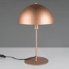 Große LED Tischleuchte aus Metall Coffee in Pilzform, Höhe 45cm