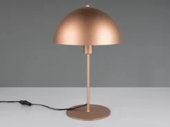 Große LED Tischleuchte aus Metall Coffee in Pilzform, Höhe 45cm