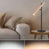 Große LED Tischleuchte FIATO dimmbar & schwenkbar, Höhe 53cm