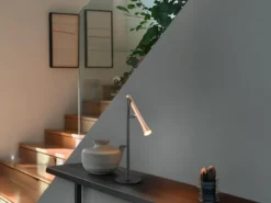 Große LED Tischleuchte FIATO dimmbar & schwenkbar, Höhe 53cm