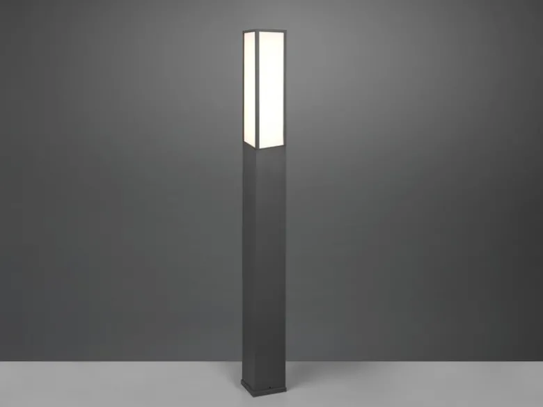 Große LED Wegeleuchte FUERTE in Anthrazit, IP54, Höhe 155cm